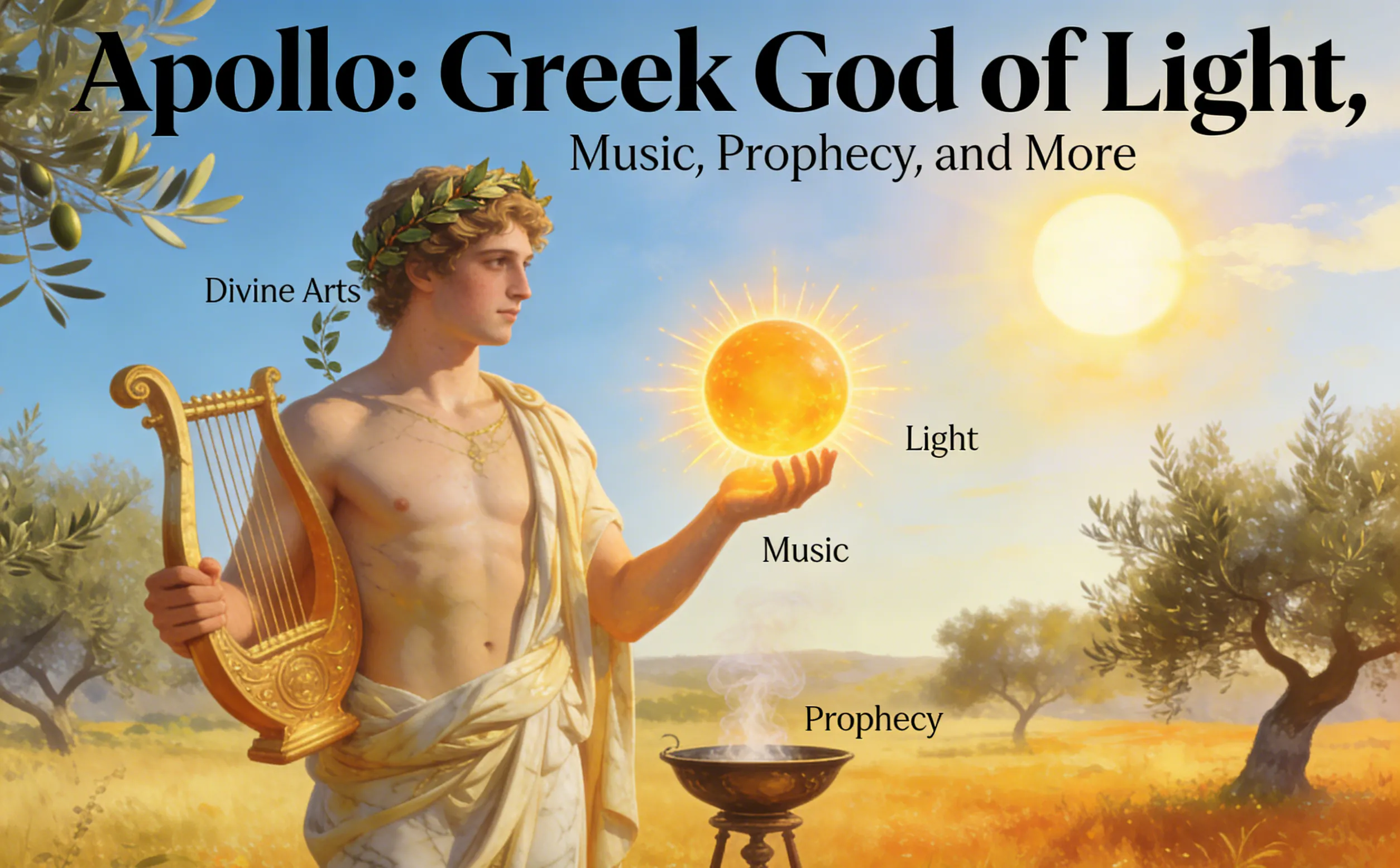 Apollo The Greek God of Light, Music, Prophecy, and More