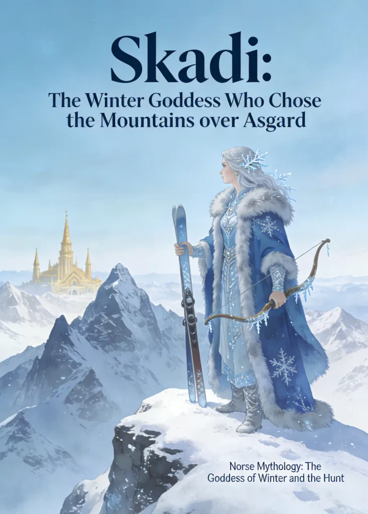 Skadi: The Winter Goddess Who Chose the Mountains over Asgard
